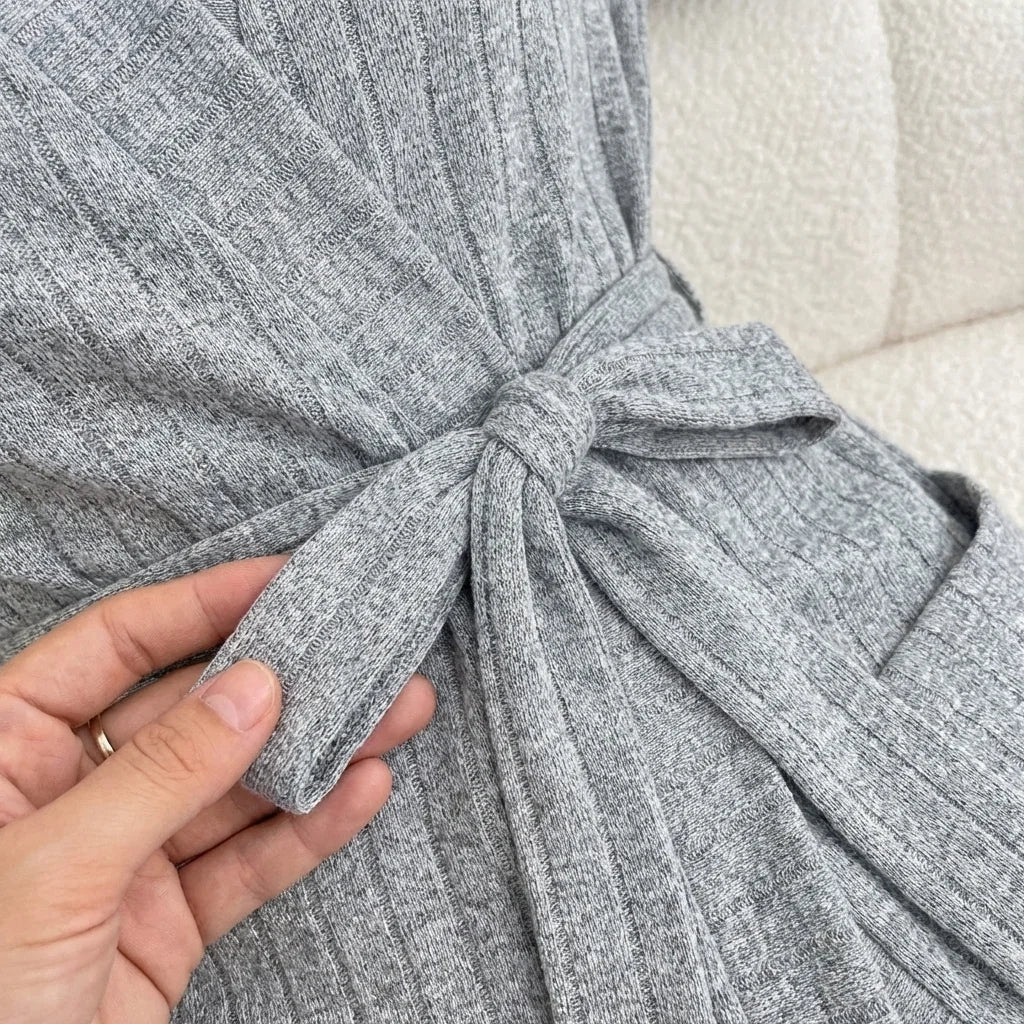 Sirius Ribbed Lounge Robe