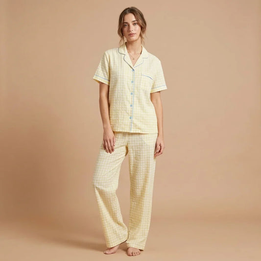 Solira Plaid Pajama Set