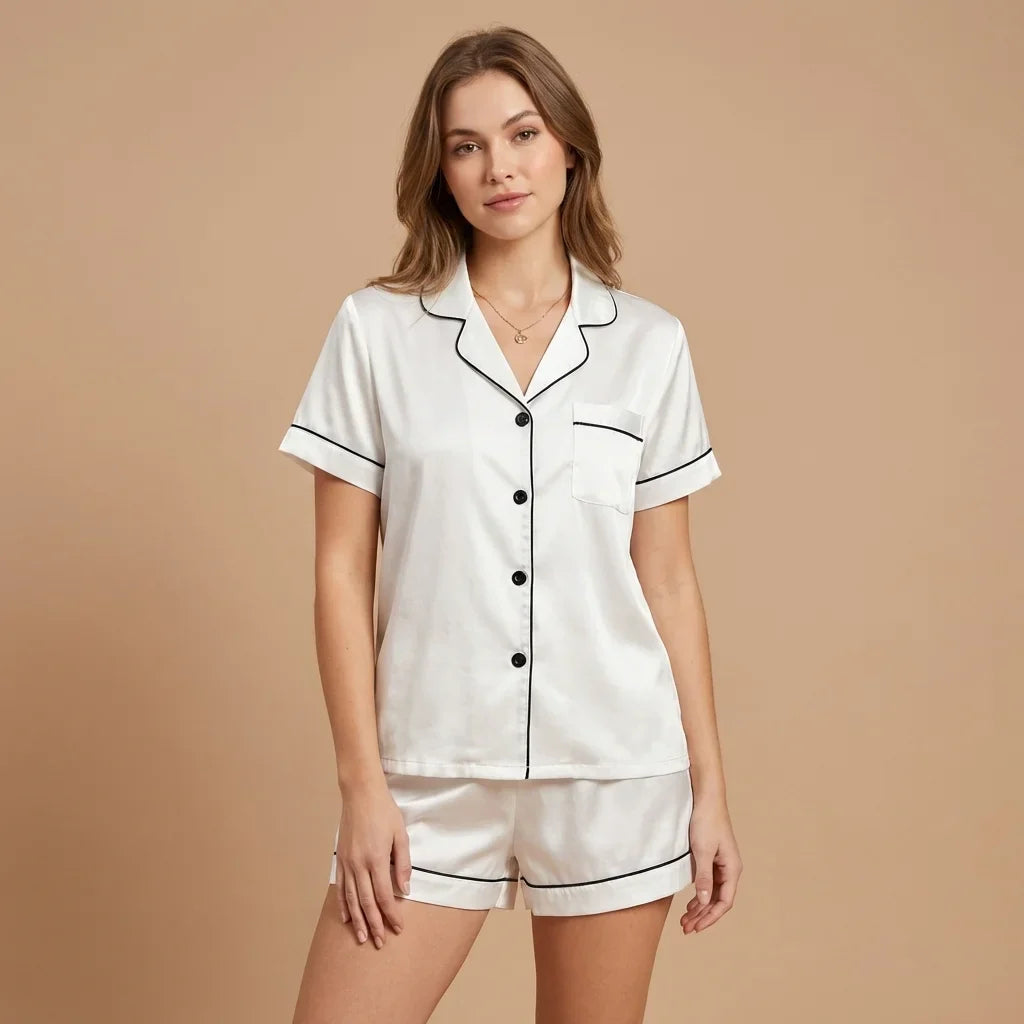 Velmira Silk Pajama Set