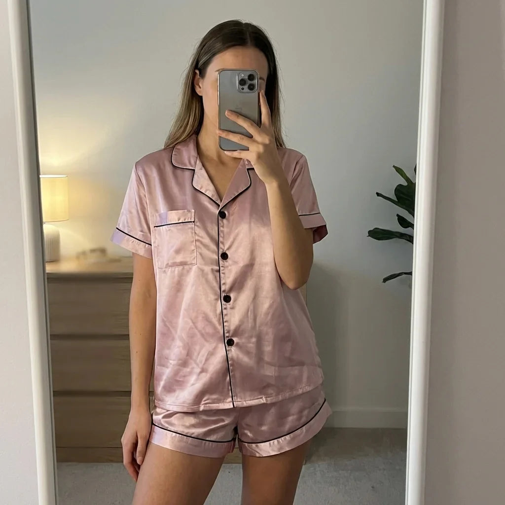 Velmira Silk Pajama Set