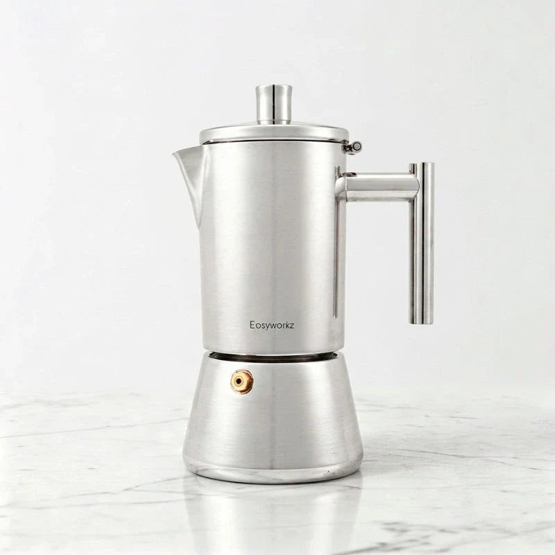Amalfi Induction Moka Pot with Reducer – 300 ml – product view