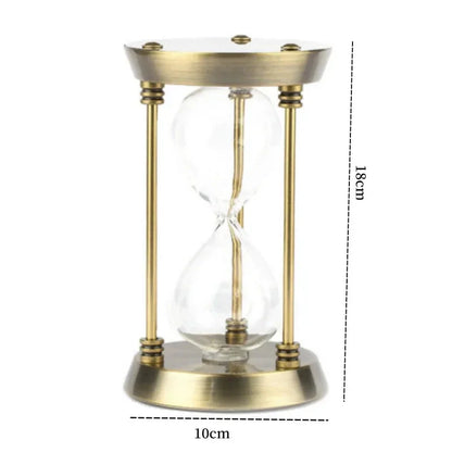 Hourglass – Vintage Gold Metal