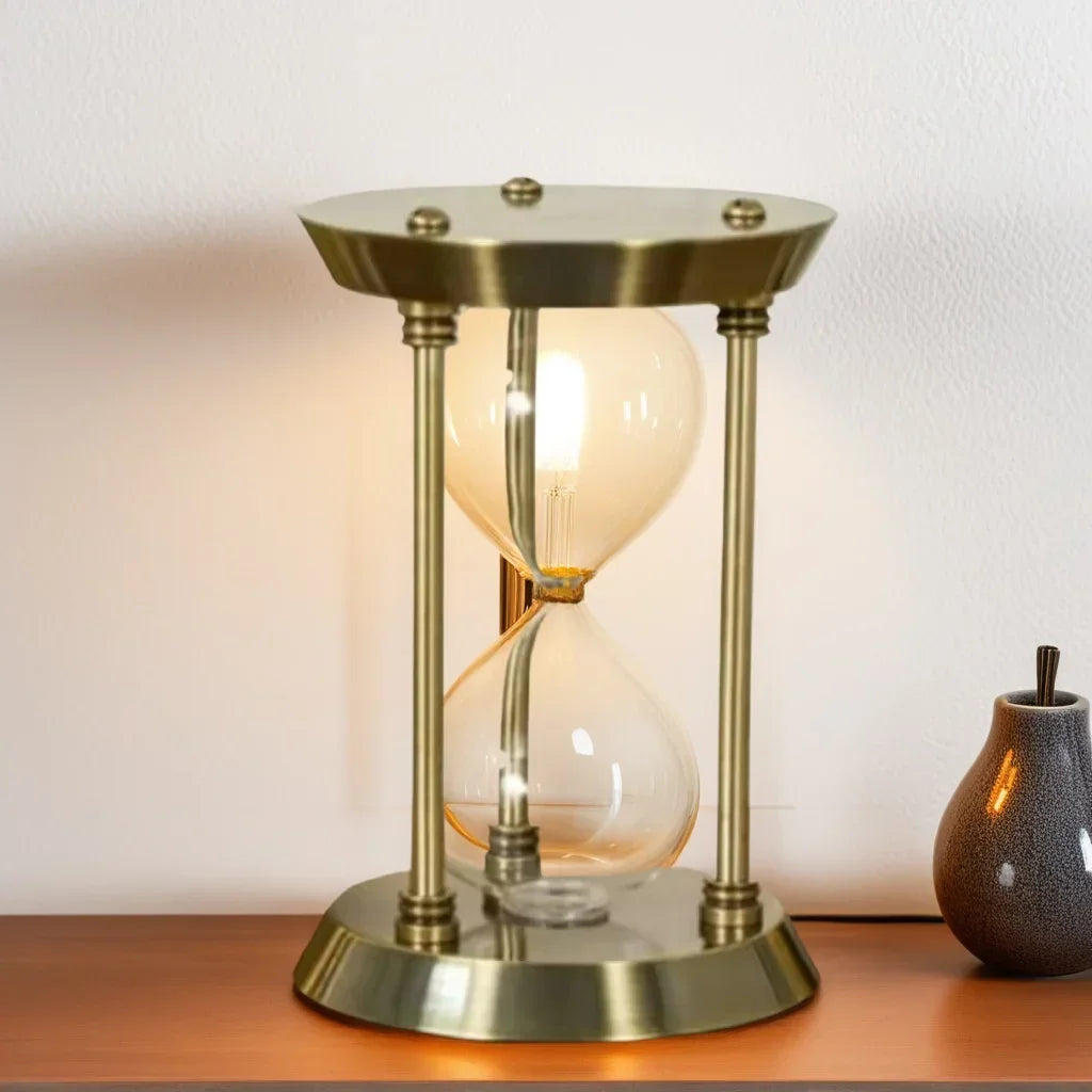 Hourglass – Vintage Gold Metal