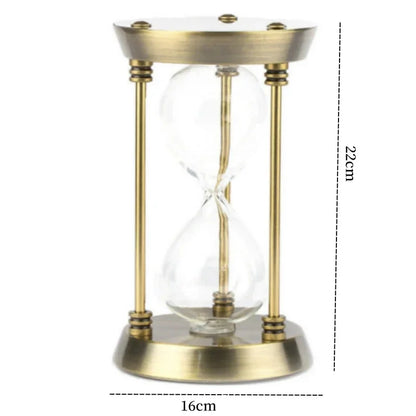 Hourglass – Vintage Gold Metal