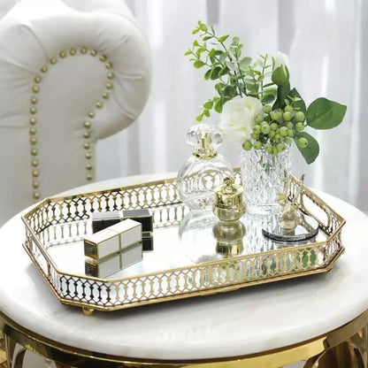 Mirrored Tray – Rectangular, Decorative