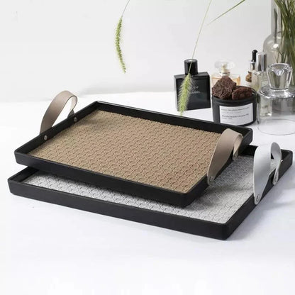 Decorative Tray with Handles – Rectangular, 30cm