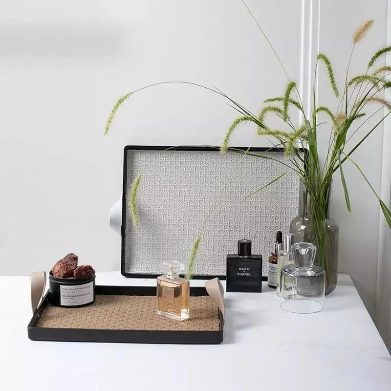 Decorative Tray with Handles – Rectangular, 30cm