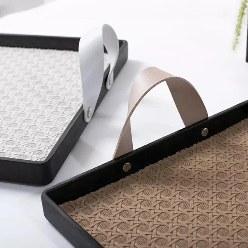 Decorative Tray with Handles – Rectangular, 30cm