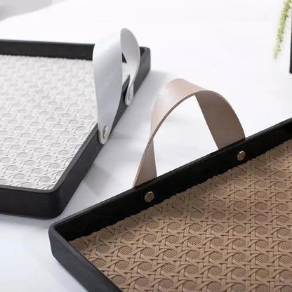 Decorative Tray with Handles – Rectangular, 30cm