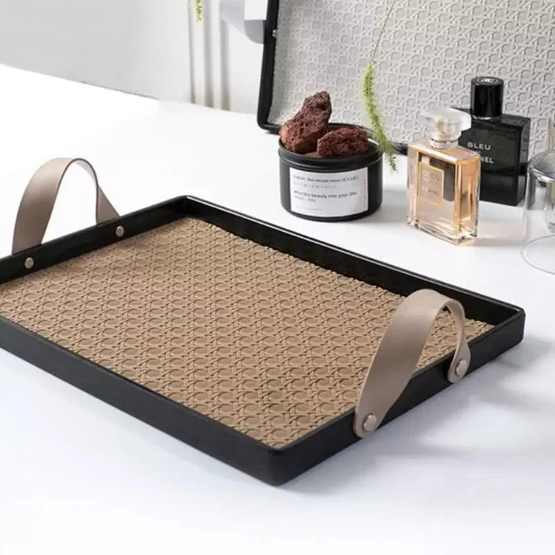 Decorative Tray with Handles – Rectangular, 30cm