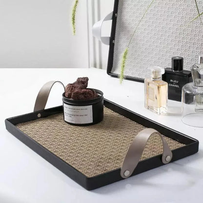 Decorative Tray with Handles – Rectangular, 30cm