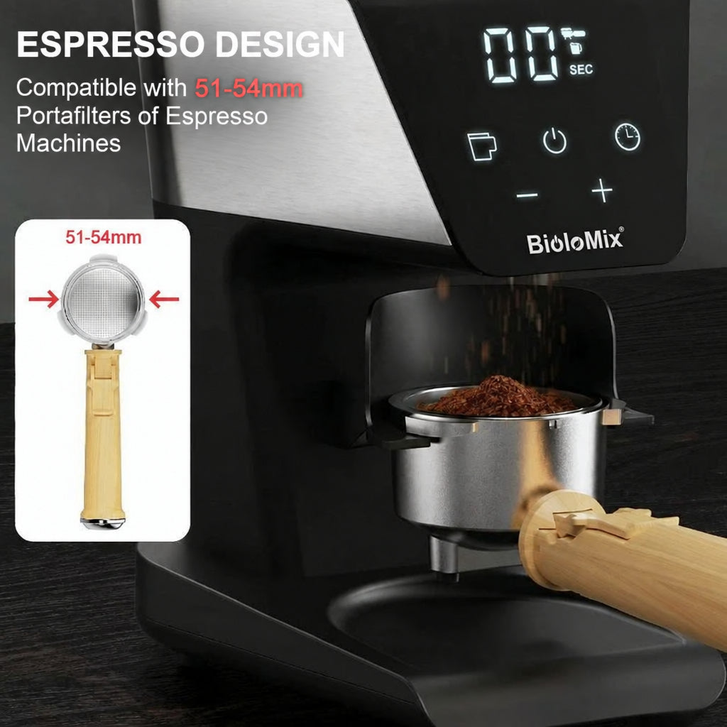 BioloMix BG706 Electric Burr Coffee Grinder – 30 Settings – feature detail