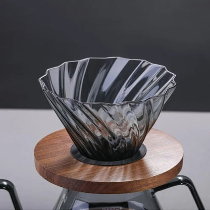 Pour-Over Coffee Server – Borosilicate Glass, with Dripper
