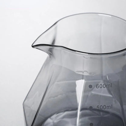 Pour-Over Coffee Server – Borosilicate Glass, with Dripper
