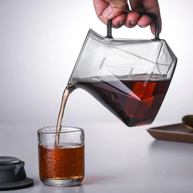 Pour-Over Coffee Server – Borosilicate Glass, with Dripper