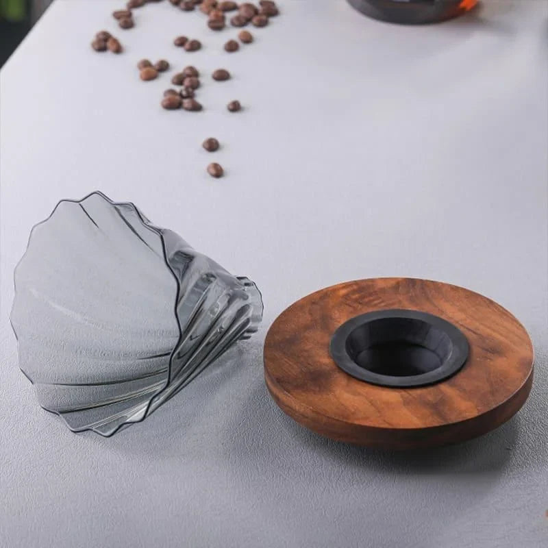 Pour-Over Coffee Server – Borosilicate Glass, with Dripper