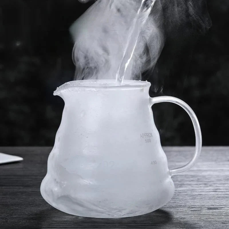 Pour-Over Coffee Server – Borosilicate Glass Set