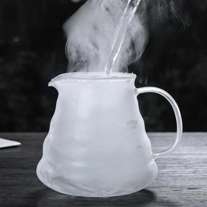 Pour-Over Coffee Server – Borosilicate Glass Set
