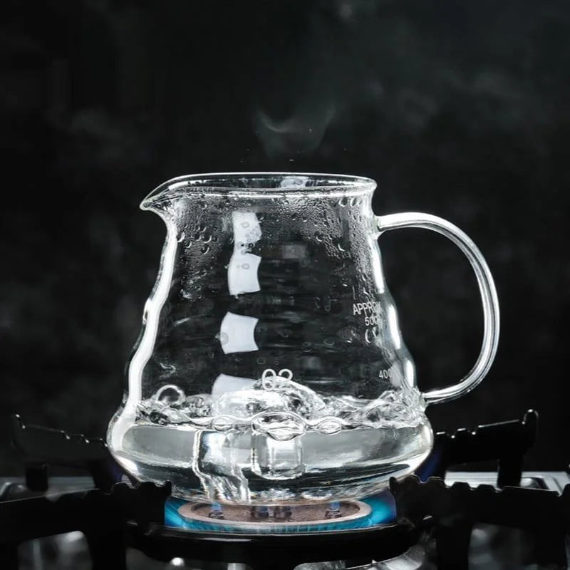 Pour-Over Coffee Server – Borosilicate Glass Set