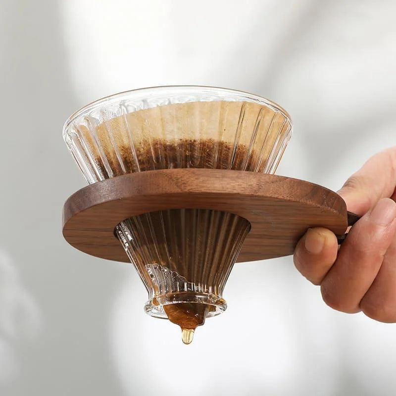 Pour-Over Coffee Server – Borosilicate Glass Set