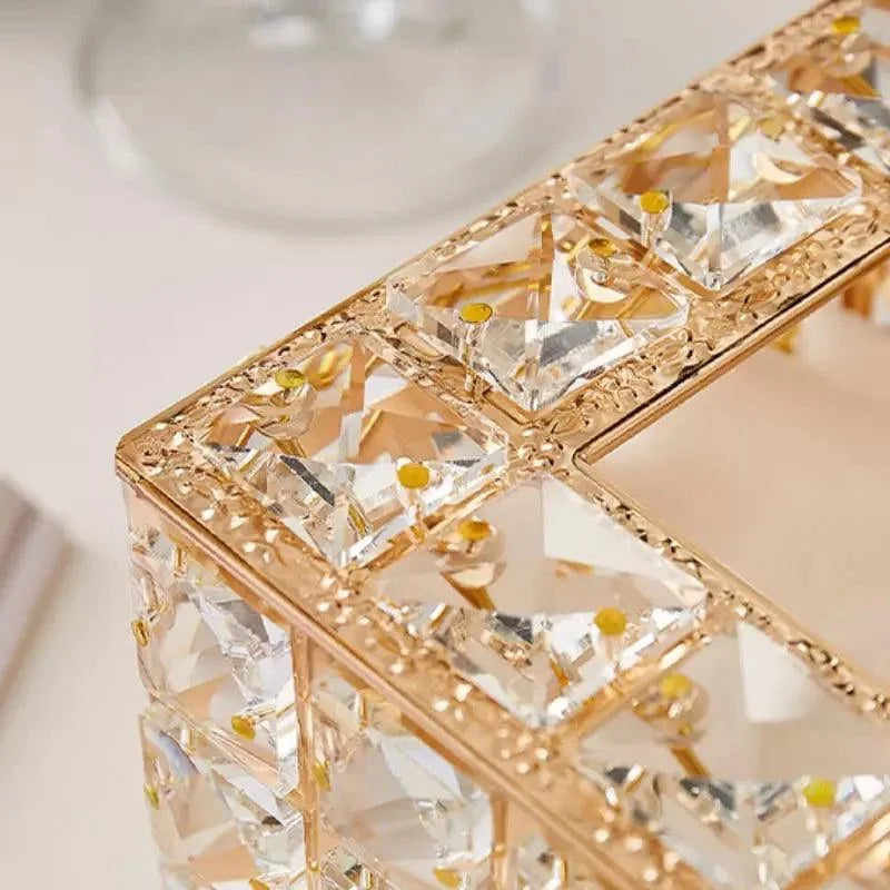 Tissue Box Cover – Crystal-Style Decorative