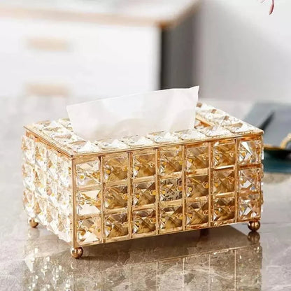 Tissue Box Cover – Crystal-Style Decorative
