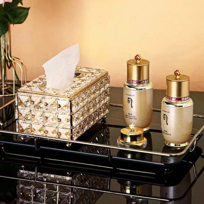 Tissue Box Cover – Crystal-Style Decorative