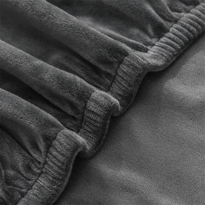 Dining Chair Covers – Dark Grey Waterproof Suede