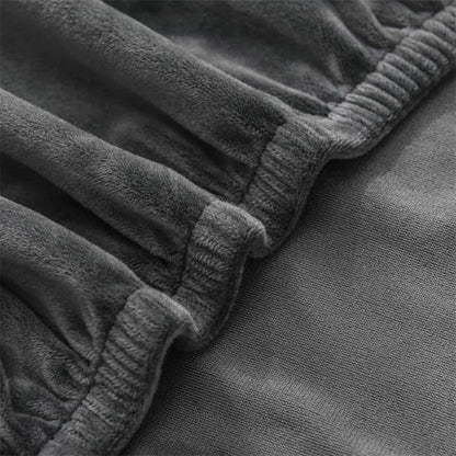 Dining Chair Covers – Dark Grey Waterproof Suede