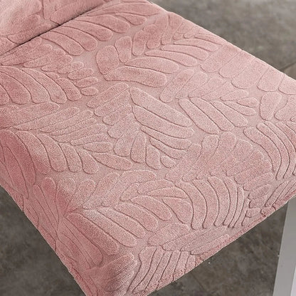 Dining Chair Covers – Pink Jacquard – Set of 6