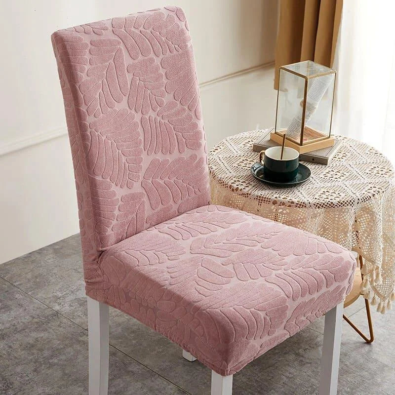 Dining Chair Covers – Pink Jacquard – Set of 6