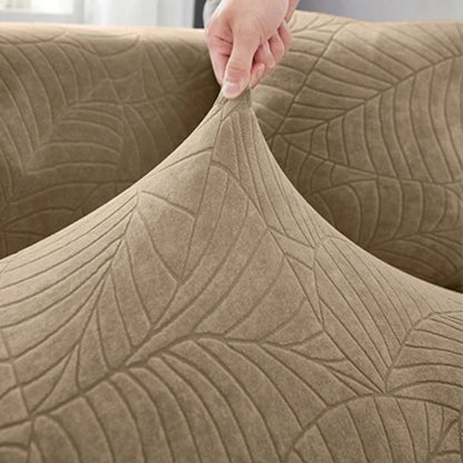 Sofa Cover – Beige Waterproof Non-Slip Jacquard