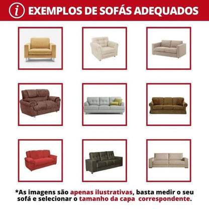 Sofa Cover – Grey Waterproof Non-Slip Jacquard