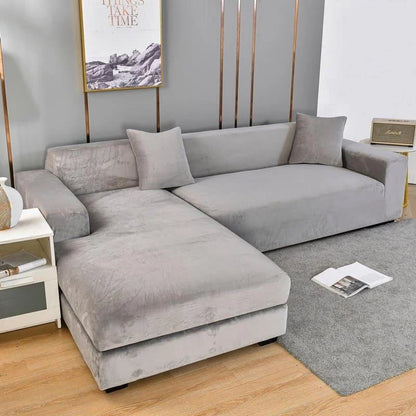 Sofa Cover – Grey Waterproof Suede