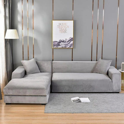 Sofa Cover – Grey Waterproof Suede