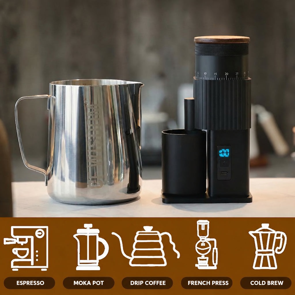 CF Wisdom Portable Electric Coffee Grinder – 80 Settings – product detail