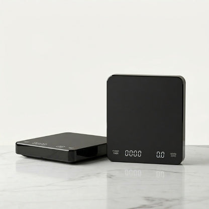 Digital Coffee Scale with Timer – Black, 0.1 g, 3 kg – product view