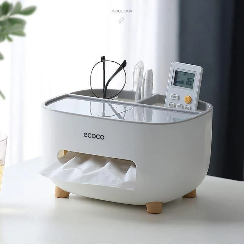 Bathroom Organiser – Multifunctional Tissue Box Combo
