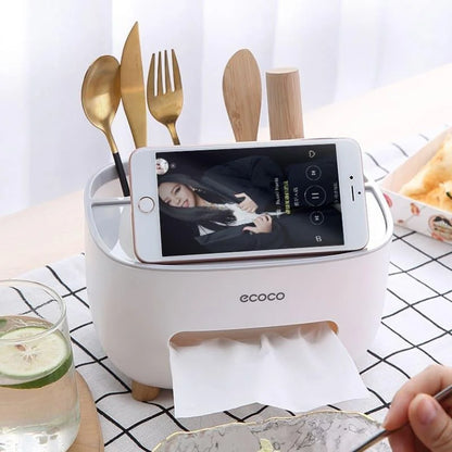 Bathroom Organiser – Multifunctional Tissue Box Combo