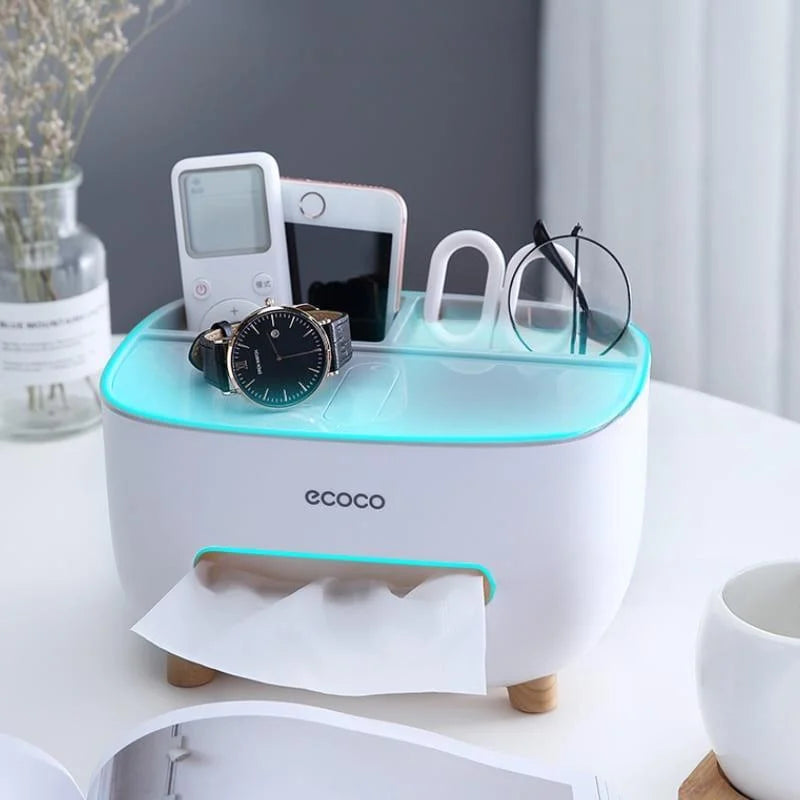 Bathroom Organiser – Multifunctional Tissue Box Combo