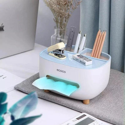Bathroom Organiser – Multifunctional Tissue Box Combo