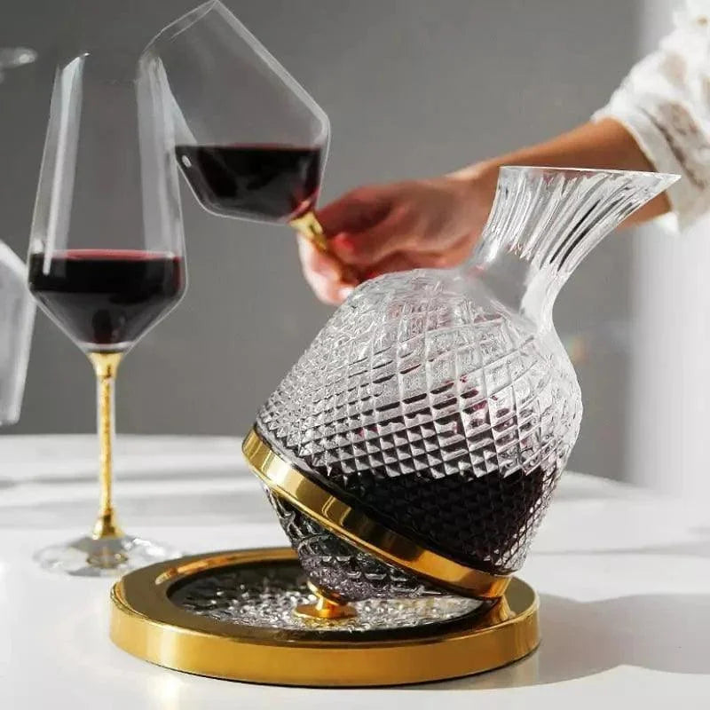 1.5L glass wine decanter – view 2