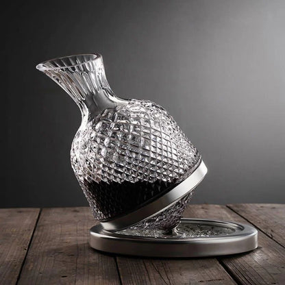 1.5L glass wine decanter – view 5