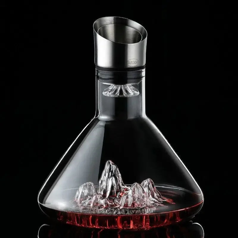 1.5L Iceberg Borosilicate Glass Decanter