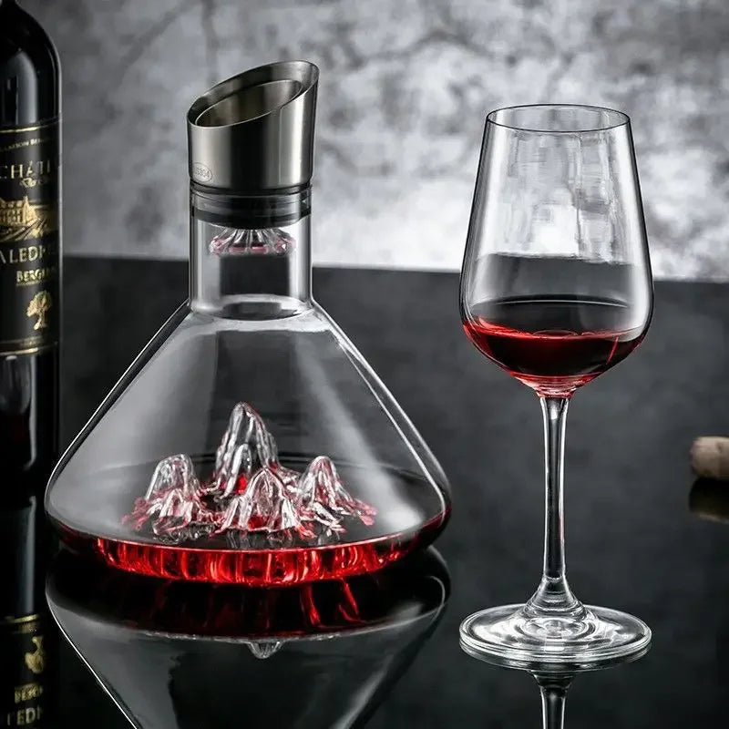 1.5L Iceberg Borosilicate Glass Decanter – view 3