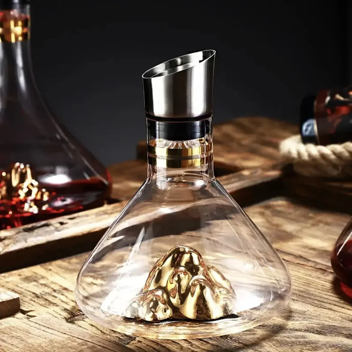 1.5L Iceberg Borosilicate Glass Decanter – view 4