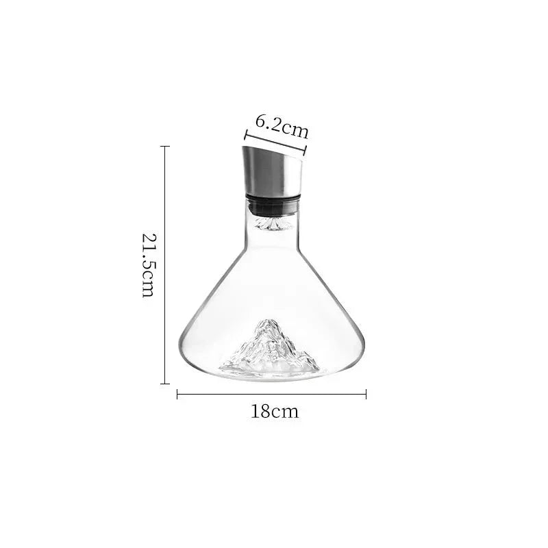 1.5L Iceberg Borosilicate Glass Decanter – view 9