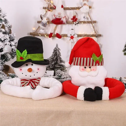 105cm Plush Christmas Tree Hugger – Santa or Snowman – view 2