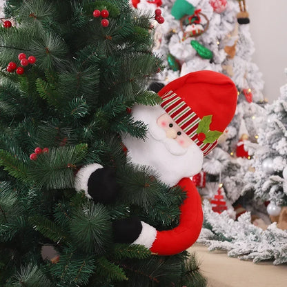 105cm Plush Christmas Tree Hugger – Santa or Snowman – view 3