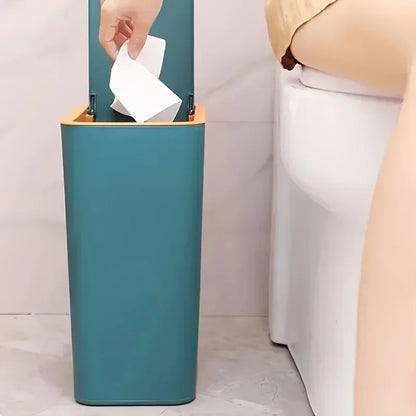 10L Pop-Up Lid Bathroom Waste Bin – view 5